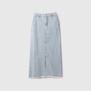 【落ち感◎】10OZデニムIラインスカート