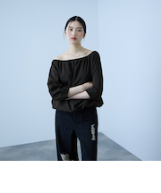 【キレカジ】撥水バルーンブラウス