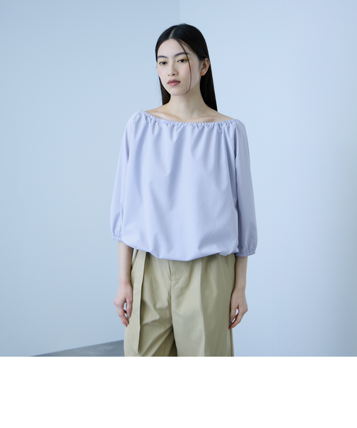 【キレカジ】撥水バルーンブラウス