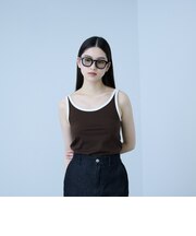 バイカラーパイピングタンクトップ