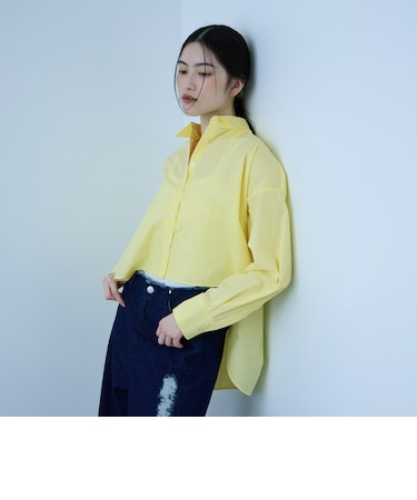 バックロング フォルムシャツ