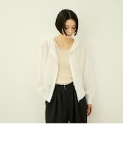 ラメシアーニットパーカー