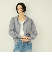 ラメシアーニットパーカー