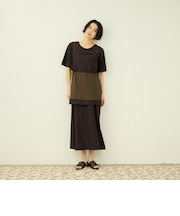 【アンサンブル】UVカットジャージワンピース ビスチェセット