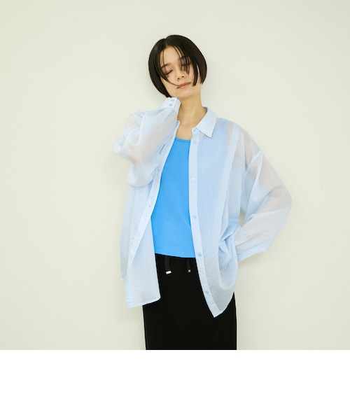 シアーストライプシャツ｜ビッキーの通販｜&mall（アンドモール）三井