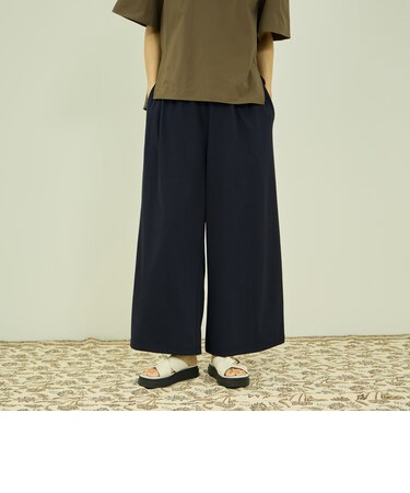 接触冷感カットソーワイドパンツ