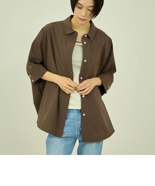 【涼やかストレッチ】ゆったりシャツ