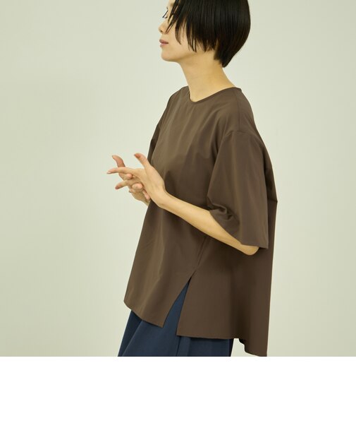 【涼やかストレッチ】半袖ブラウス