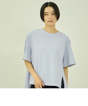 【涼やかストレッチ】半袖ブラウス