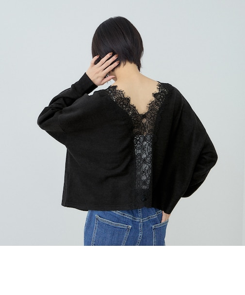 バックレースプルオーバー