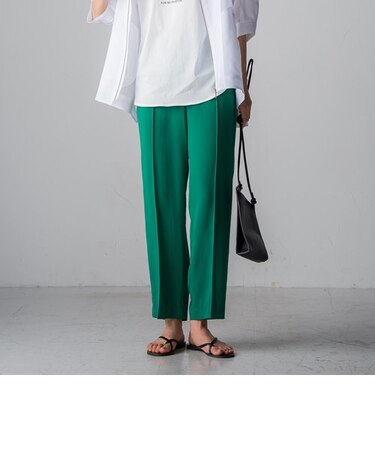 センターラインストレートパンツ≪手洗い可能≫