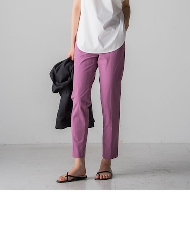 ナイロンストレッチテーパードパンツ≪洗濯機で洗える≫