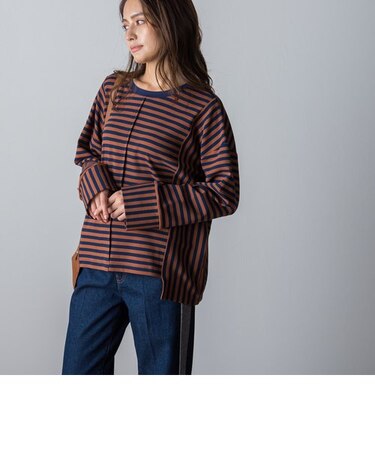 クレイジーボーダープルオーバー≪洗濯機で洗える≫