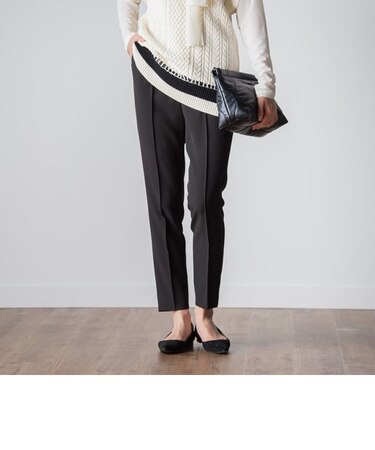 【2022AW 叶えるパンツ】 SOPHIAセンターシームテーパードパンツ≪洗濯機で洗える≫