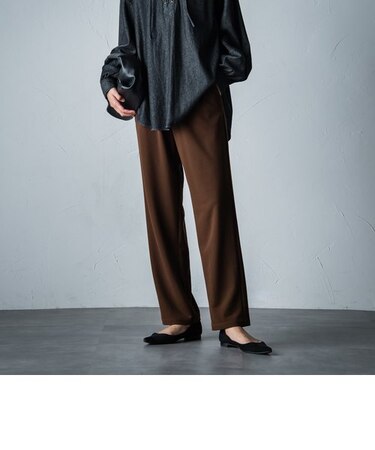 ノンストレスウエストギャザーバレルパンツ≪洗濯機で洗える≫