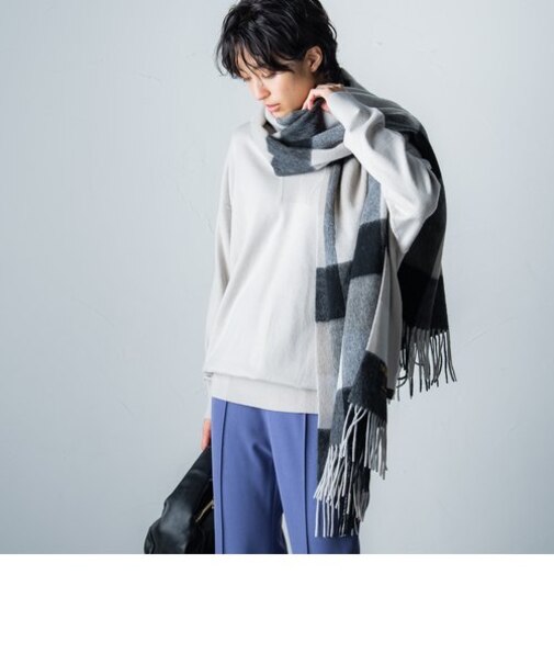 カーブＶネックプルオーバー≪手洗い可能≫