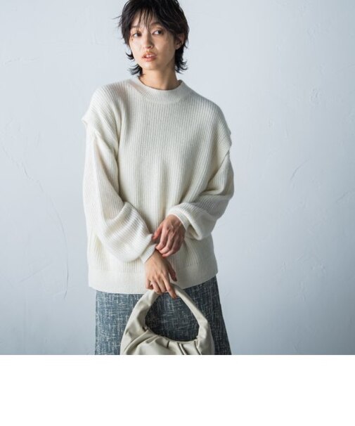 ラクーンブレンドニットベスト