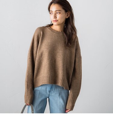 ヤクライククルーネックニットプルオーバー≪手洗い可能/アンサンブル対応≫