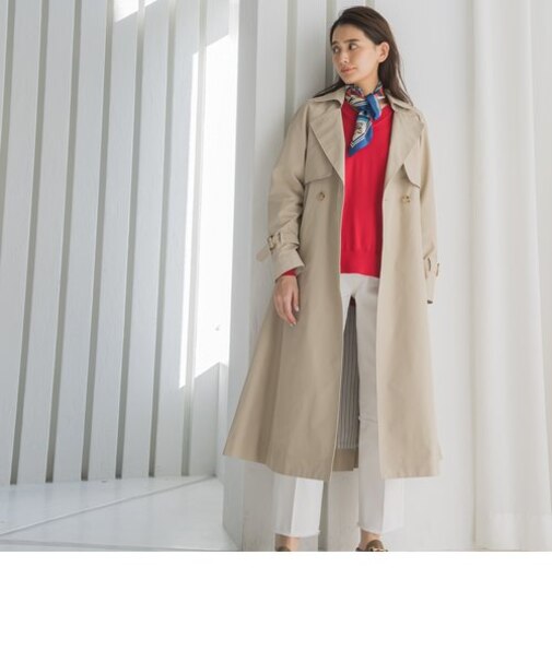 シャンブレー2WAYトレンチコート≪手洗い可能≫