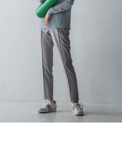 【2023SS叶えるパンツ】SOPHIAセンターラインテーパードパンツ≪洗濯機で洗える≫