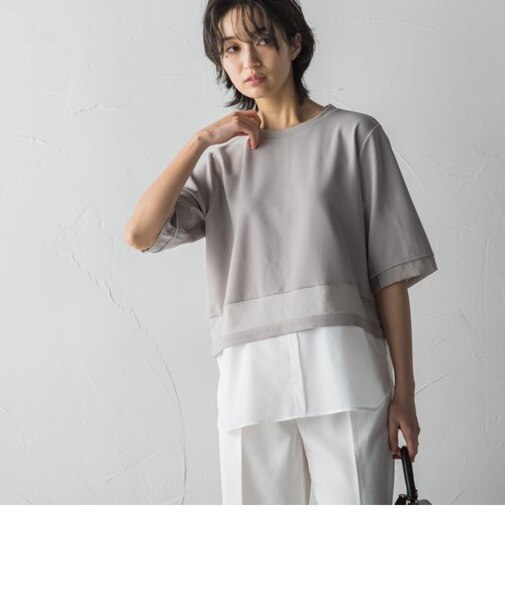 シアードッキングプルオーバー≪洗濯機で洗える≫