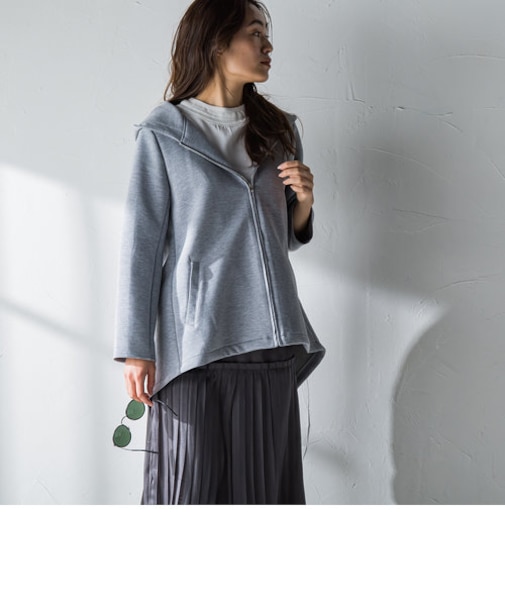 ダンボールBACKタックフーディジャケット≪手洗い可能≫