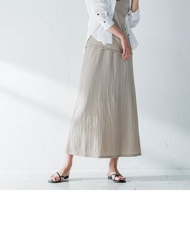 ラッセルシャーリングスカート≪セットアップ対応/洗濯機で洗える≫