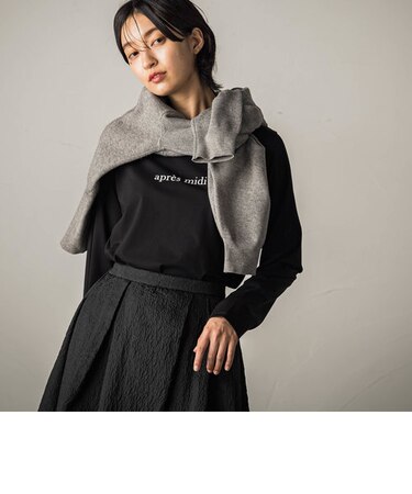 シルケット天竺ロゴロンT≪洗濯機で洗える≫