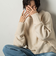 ヤクライクワイドクルーネックニットプルオーバー≪手洗い可能≫