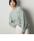 クルーネックシャギーニットプルオーバー≪手洗い可能≫