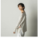 アシンメトリーボートネックニットプルオーバー≪手洗い可能≫