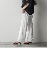 WATER　REPELLENTサイドラインワイドパンツ≪手洗い可能≫