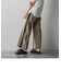 WATER　REPELLENTサイドラインワイドパンツ≪手洗い可能≫