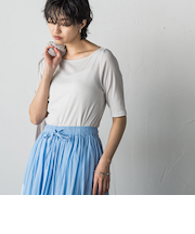 シアーテレココンパクトTシャツ≪洗濯機で洗える≫