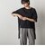 サイドニットドッキングTシャツ≪手洗い可能≫
