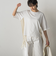 サイドニットドッキングTシャツ≪手洗い可能≫