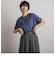 配色ステッチTシャツ≪手洗い可能≫