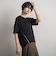 【WEB限定】サイドジップドルマンTシャツ≪洗濯機で洗える≫