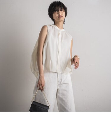 2WAYケープブラウス≪洗濯機で洗える≫