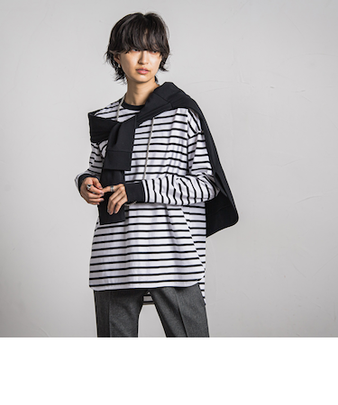 バックシームロングTシャツ≪洗濯機で洗える≫