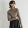 【WEB限定】【一部店舗限定】プレーティングハイネックニットプルオーバー≪手洗い可能≫