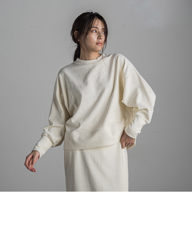 【WEB限定】【一部店舗限定】ラメコーデュロイプルオーバー≪手洗い可能≫