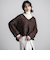 【WEB限定】スパンコールシャギーニットプルオーバー≪手洗い可能≫