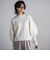 ボリューム×フィットクルーネックニットプルオーバー≪手洗い可能≫