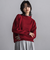 【WEB限定】鹿の子編み配色ニットプルオーバー≪洗濯機で洗える≫
