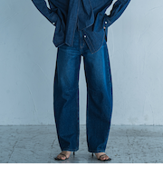 11OZカーブデニムパンツ≪洗濯機で洗える≫