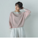 Vガゼットドルマンニットプルオーバー≪手洗い可能≫