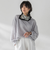 シアーフェザーブラウス≪手洗い可能≫
