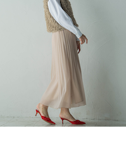 消しプリーツスカート≪手洗い可能≫