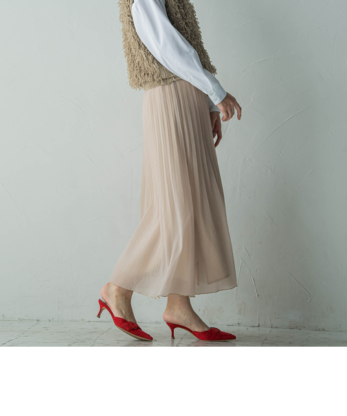 消しプリーツスカート≪手洗い可能≫